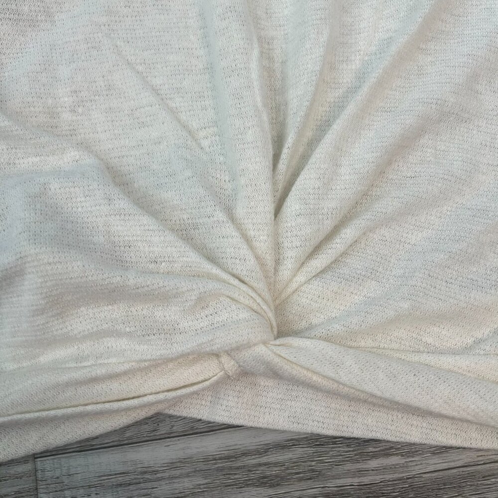 Kuhl Ivory Brisa Twist Short Sleeve Women's Knit Top O4 - Picture 5 of 6